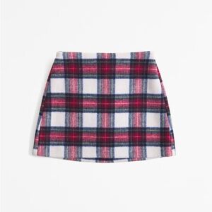 Abercrombie & Fitch Blue Red A-line Mini Skirt